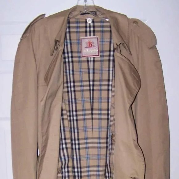 Classic Mens 1960s Baracuta Four Climes Trench Coat - Khaki with Inner Liner - Picture 2 of 9